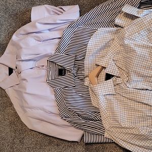 3 David Donahue dress shirts